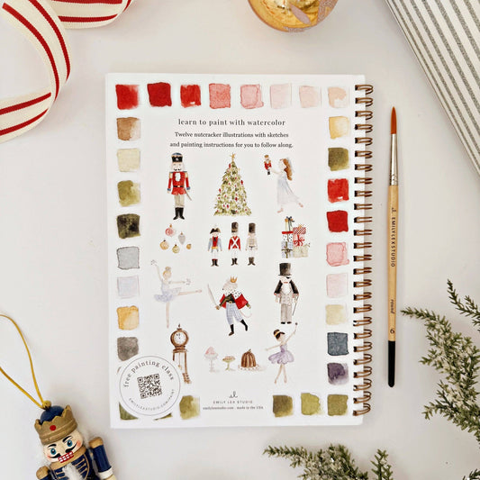 Watercolor Workbook; Nutcracker By Emily Lex