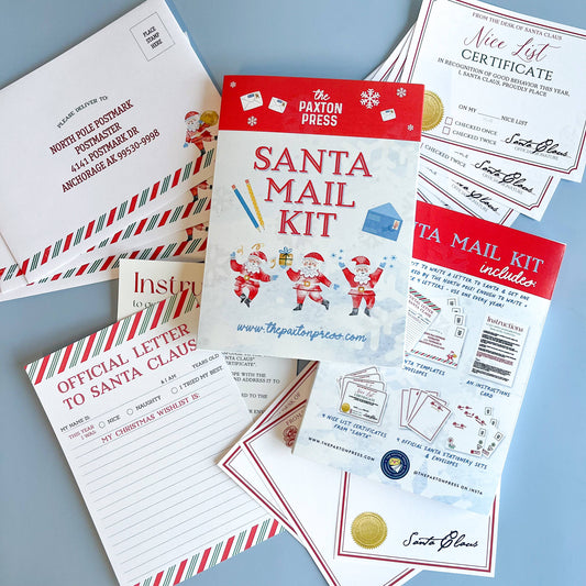 Christmas Writing Kit; Santa Mail Kit