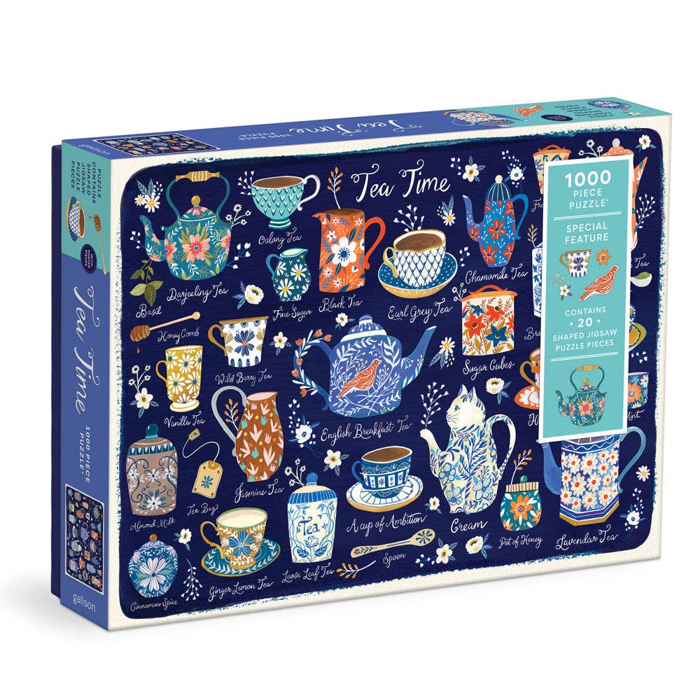 Jigsaw Puzzle; Tea Time (1000 Piece Puzzle with Shaped Pieces)