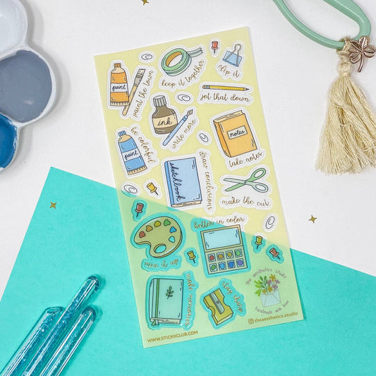 Stickii Sticker Sheet; Motivate & Create