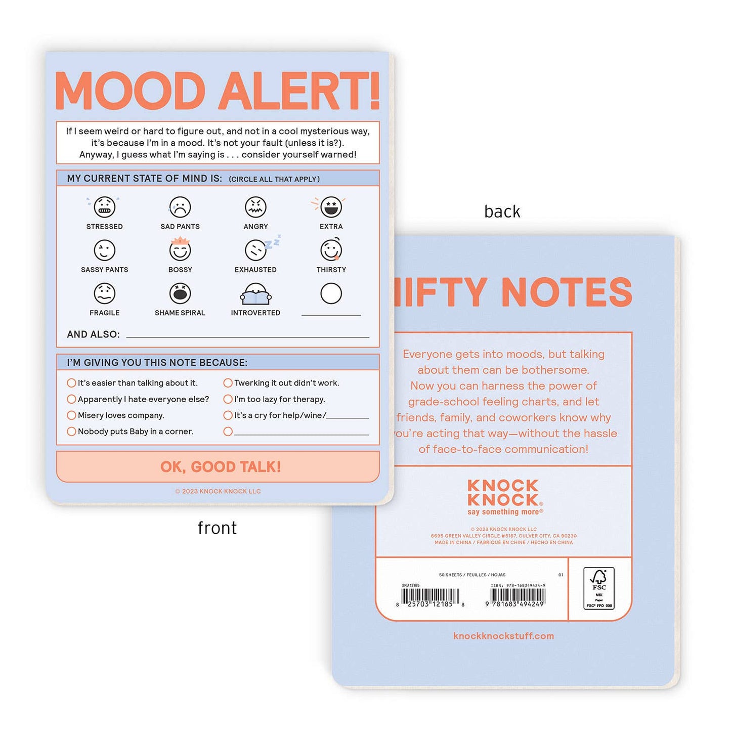 Nifty Notepad; Today's Mood