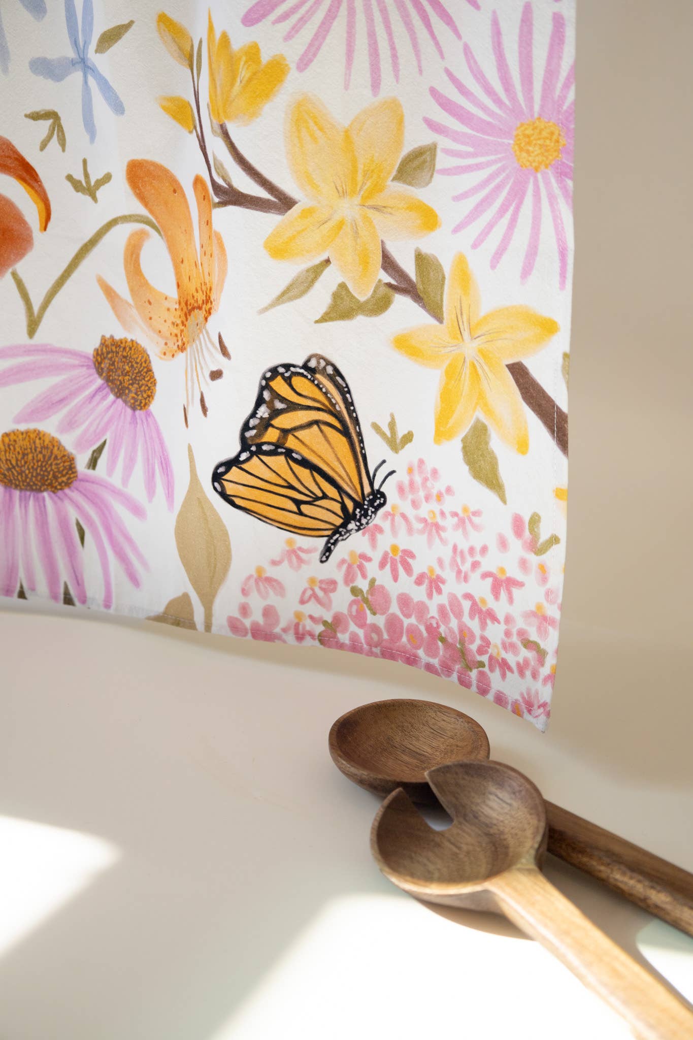 Tea Towel; Carolina Wildflower (100% cotton)