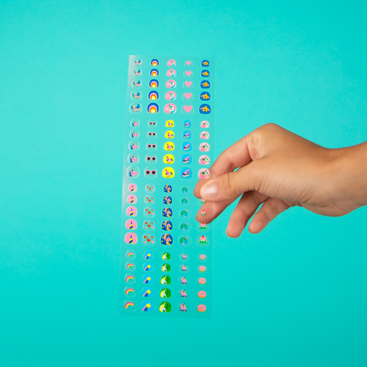 Kids Nail Stickers; Unicorn (200 Nail Stickers)