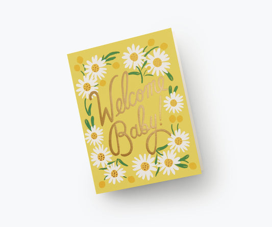 Rifle Paper Co. Baby Card; Daisy