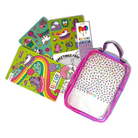 Activity & Coloring Kit; Let's Go! Unicorn Candy Town