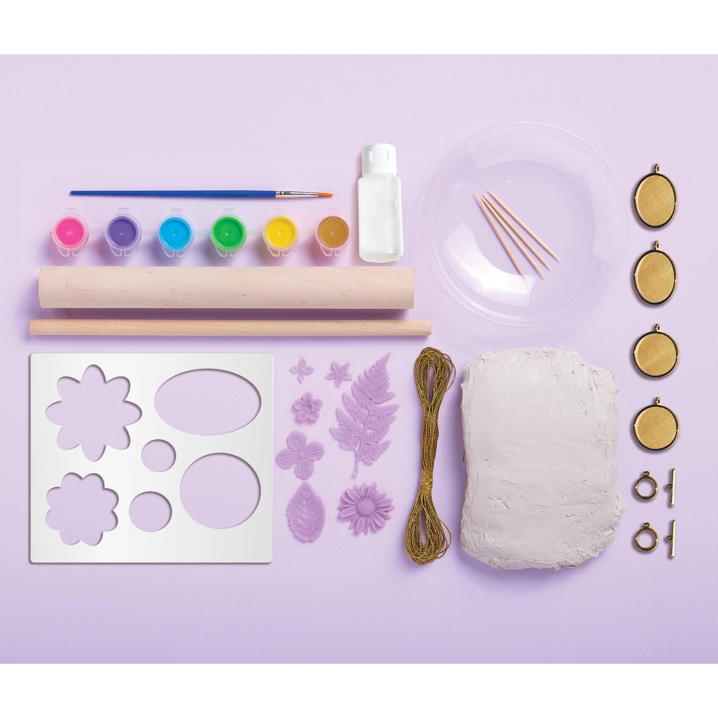 Wish Craft; Flower Power Pottery Kit