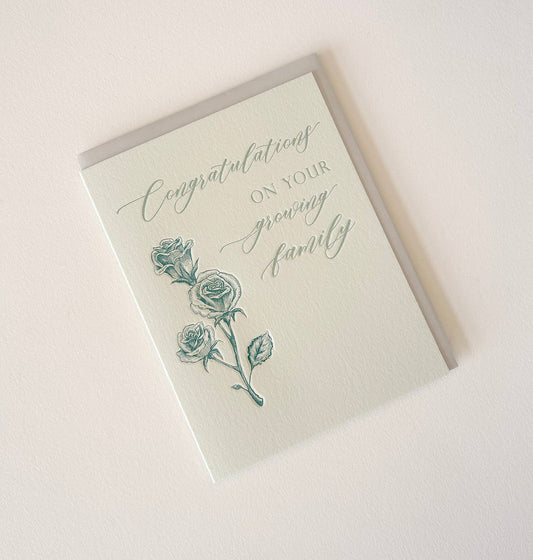 Congratulations Card; Congrats on Your Growing Family