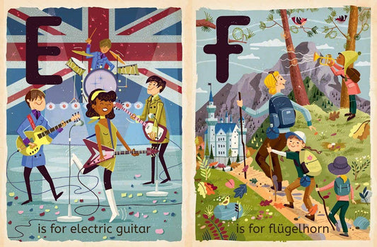 Alphabet Board Book; M is for Music