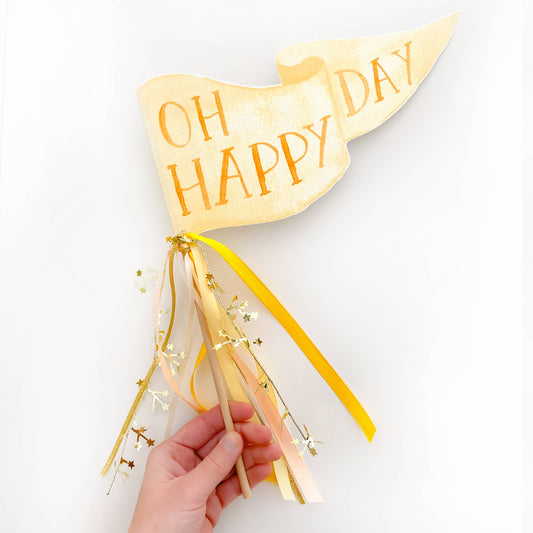 Party Pennant; Oh Happy Day