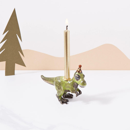Camp Hollow Cake Topper; T.Rex (Hand-Painted Porcelain)