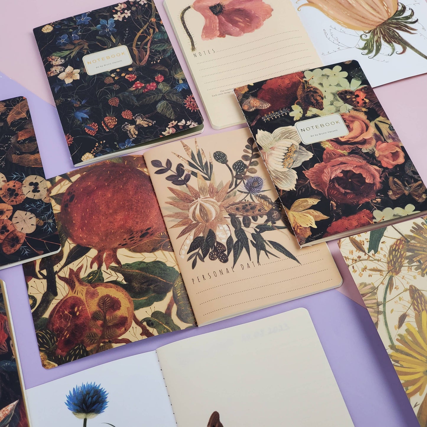 Notebook; Forest Flowers