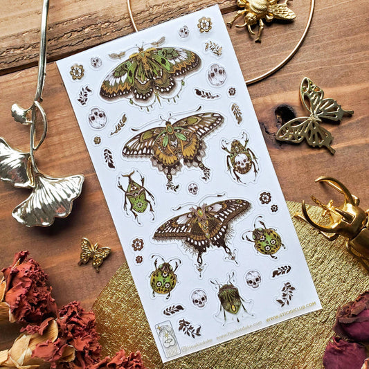 Stickii Sticker Sheet; Mystic Moths