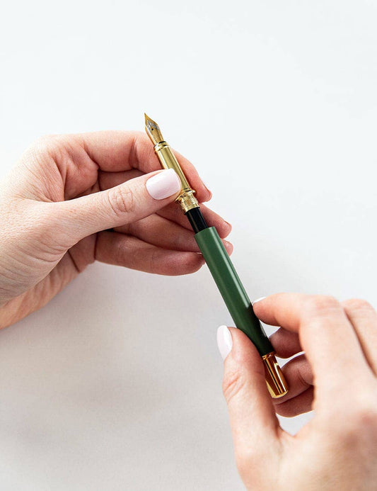 Fountain Pen; Green (Boxed)