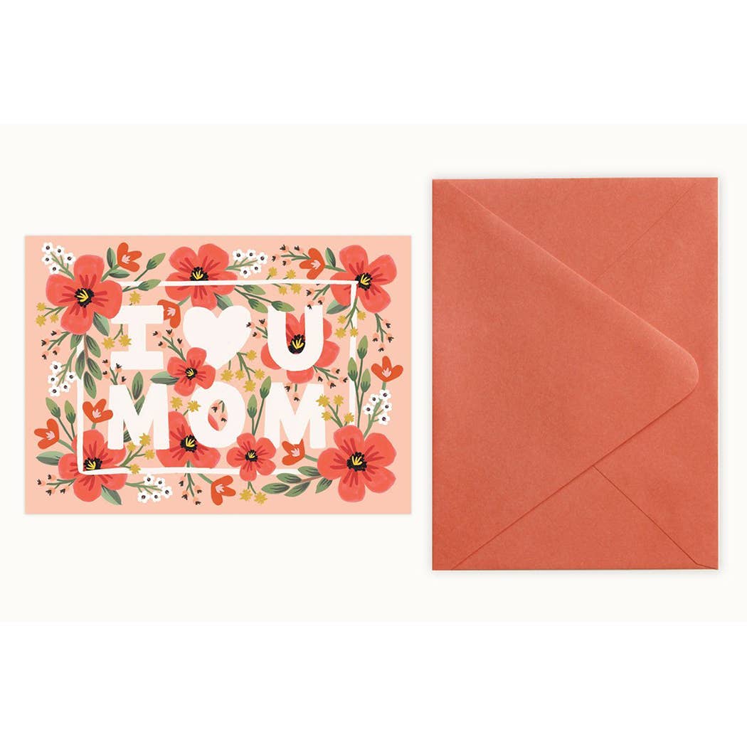 Mom Card; I Love You Mom