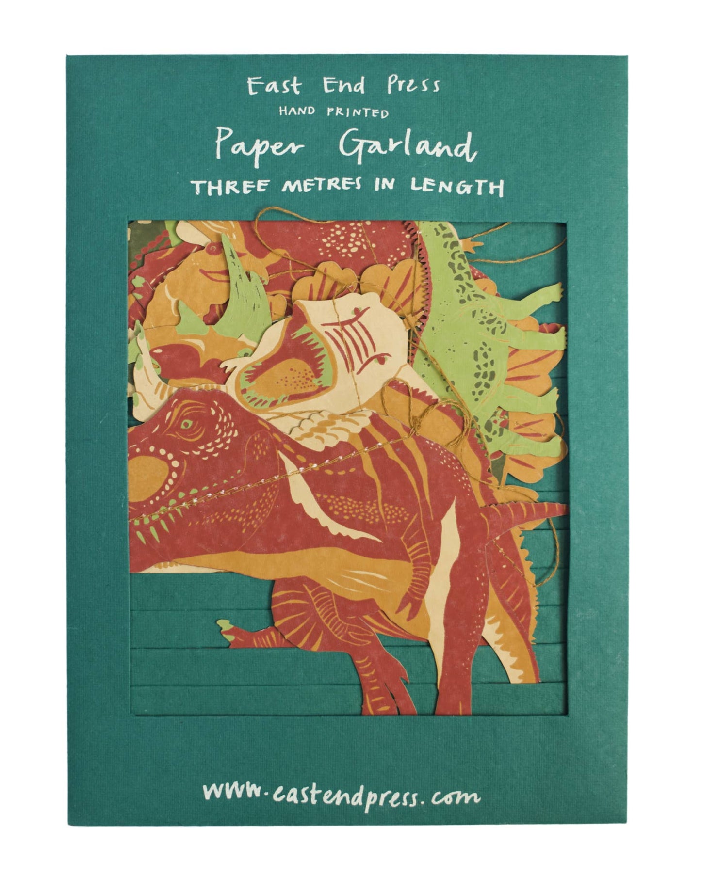 Garland; Dinosaurs By East End Press (9.84 ft Long)