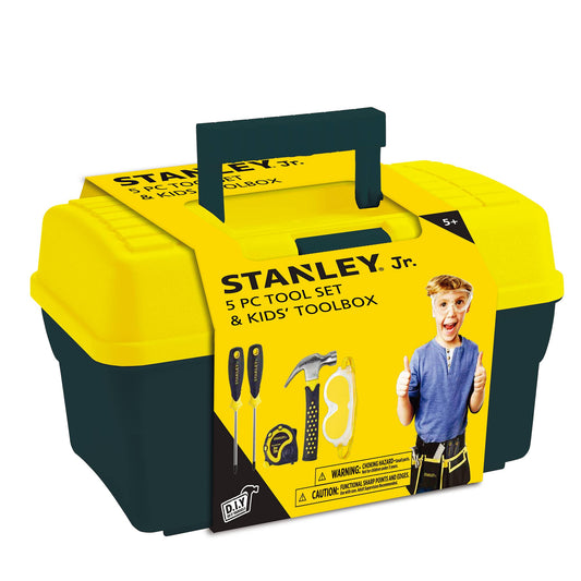 Stanley Jr. Toolbox (5 Piece Tool & Toolbox Set)