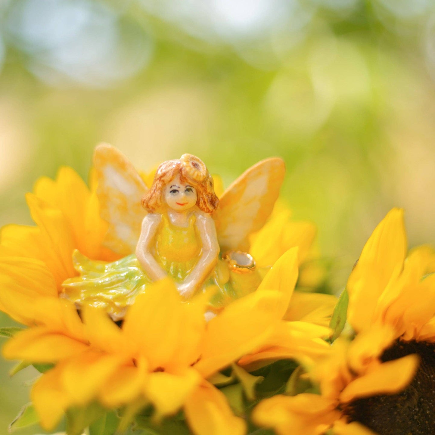 Camp Hollow Cake Topper; Sunflower Fairy