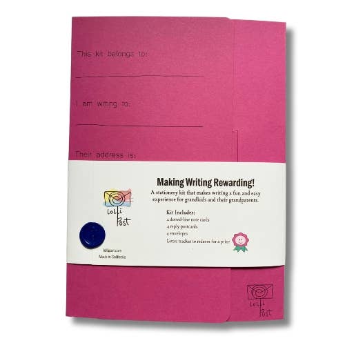 Grand Pen Pal Kit; Kids & Grandparents (Belly Band)