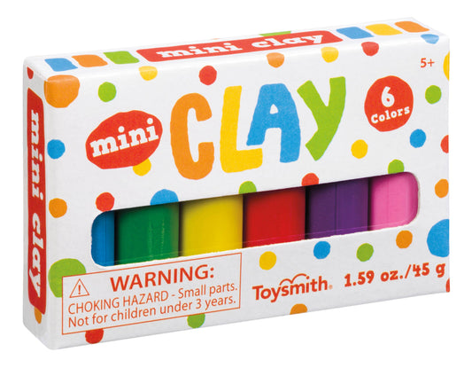 Mini Clay Set (6 Vibrant Colors)