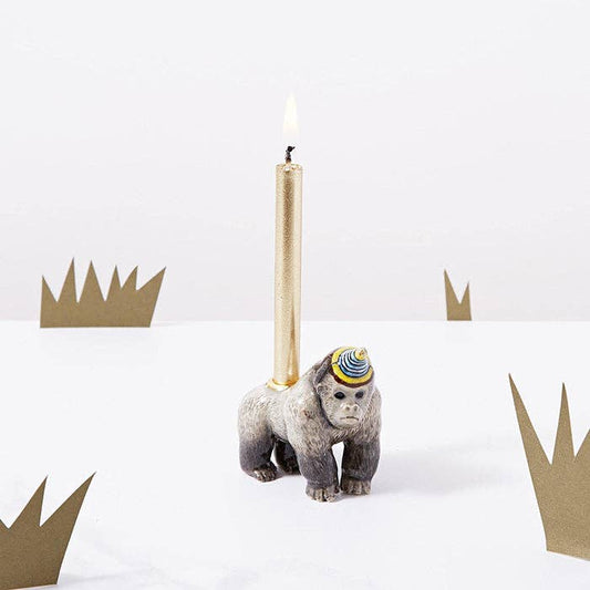 Camp Hollow Cake Topper; Gorilla (Hand-Painted Porcelain)