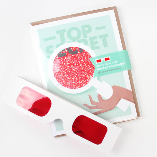 Greeting Card; Top Secret Spyglass (Decoder Card)