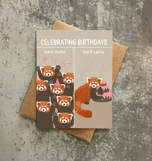 Birthday Card; How It's Going