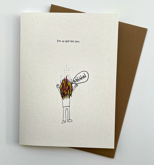 Greeting Card; So Hot