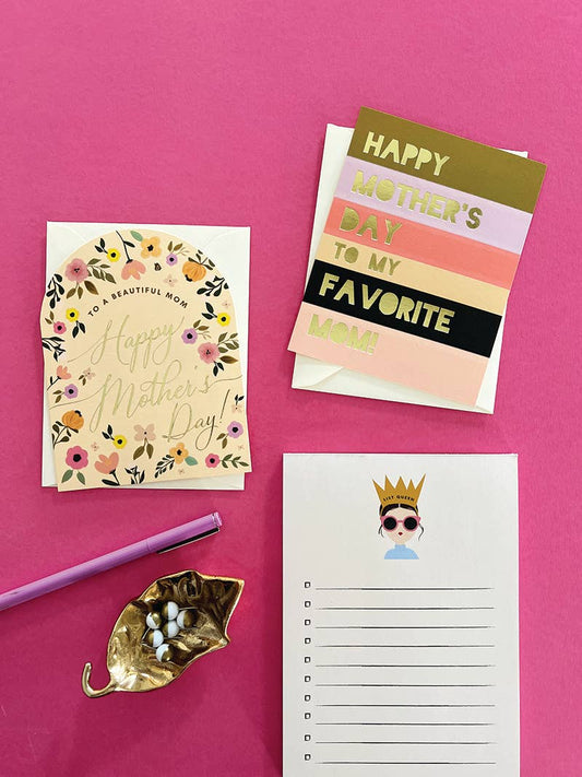 Mother's Day Card; Beautiful Floral Arch