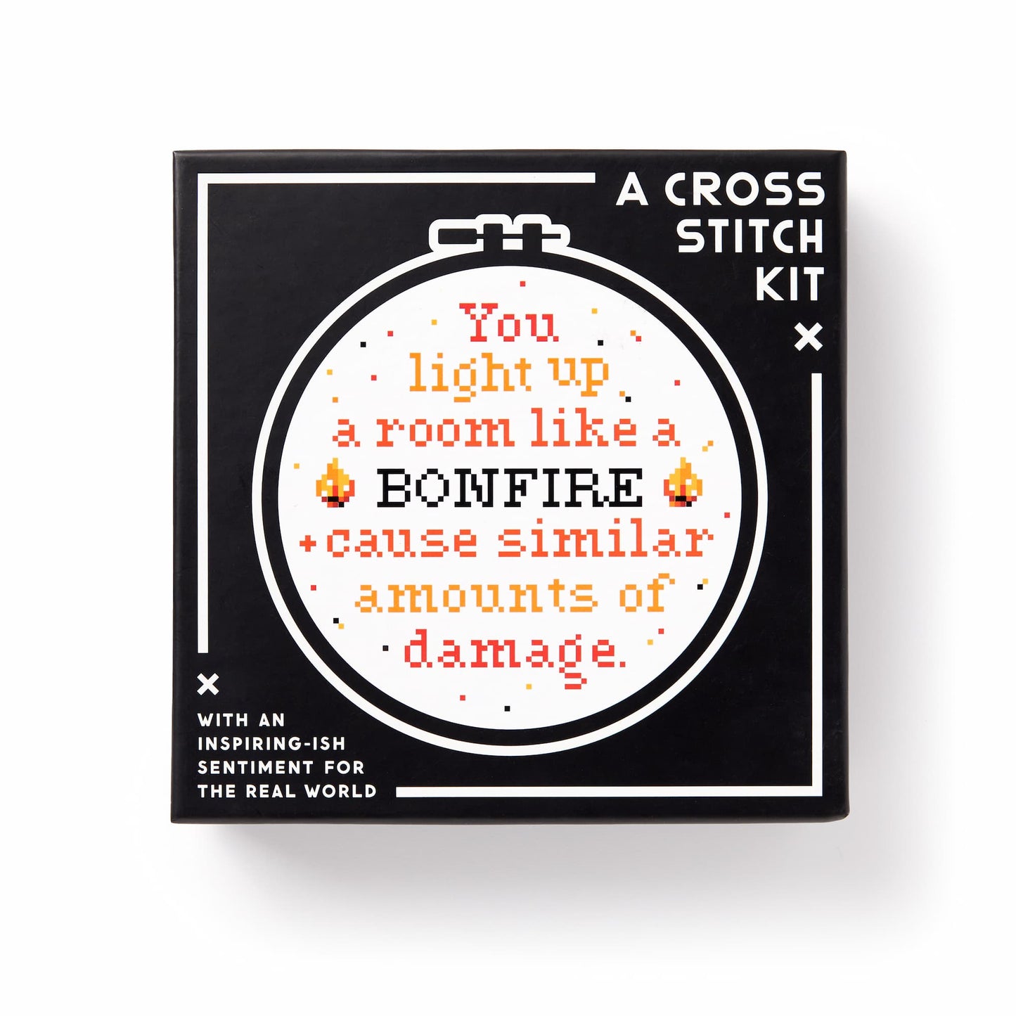 Cross Stitch Kit; You Light Up A Room | Brass Monkey
