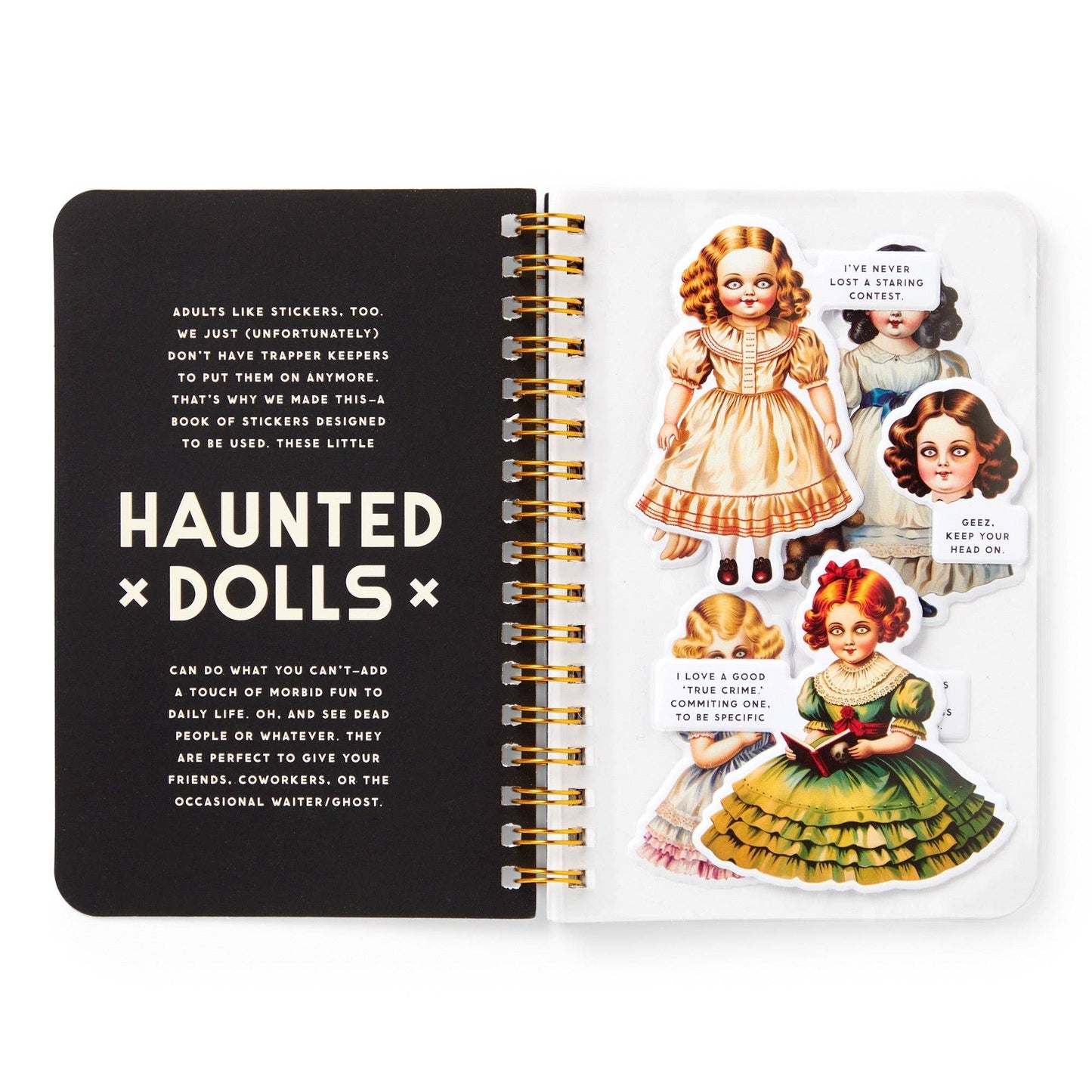 Sticker Book; Haunted Dolls by Brass Monkey