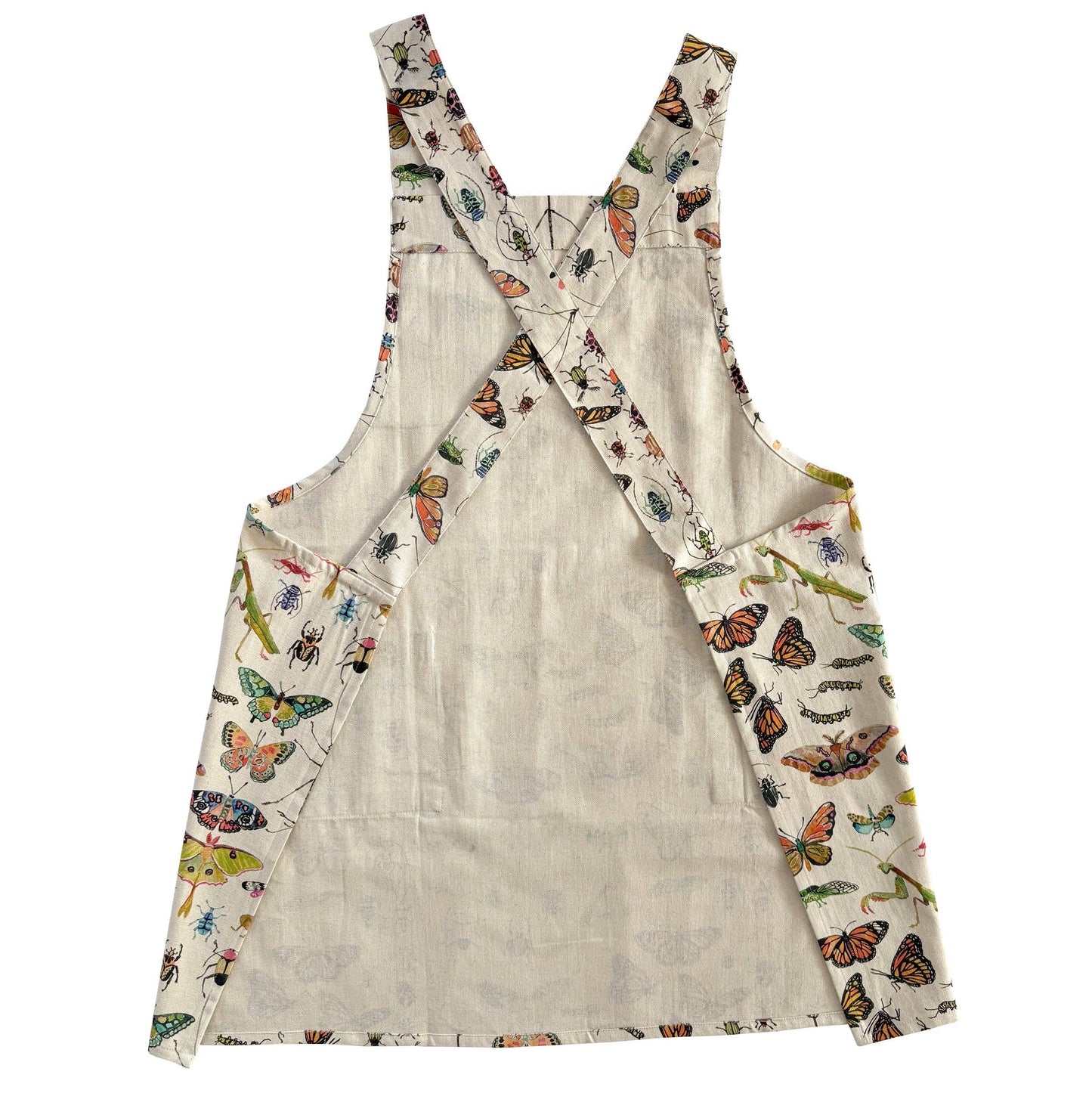 Smock Apron; Insects (100% Cotton)
