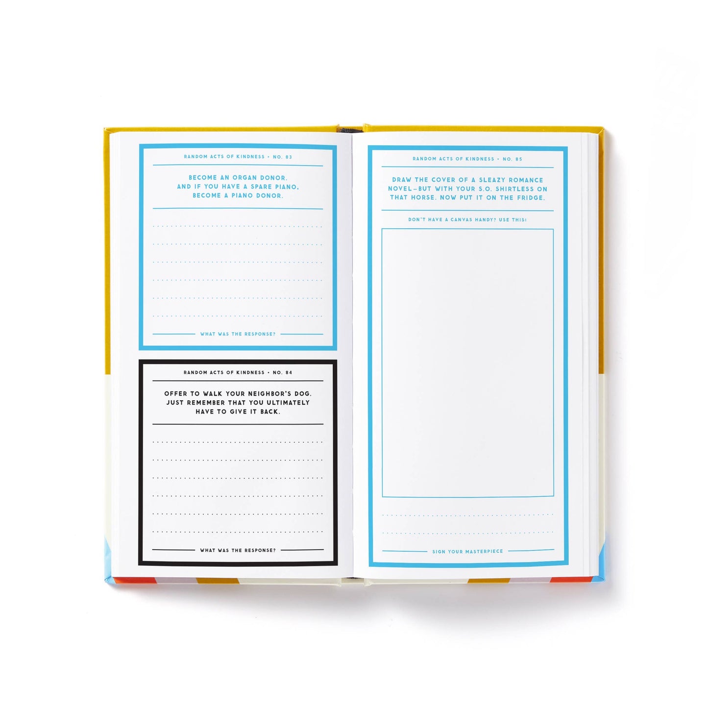 Prompted Journal; A Billion Random Acts of Kindness by Brass Monkey