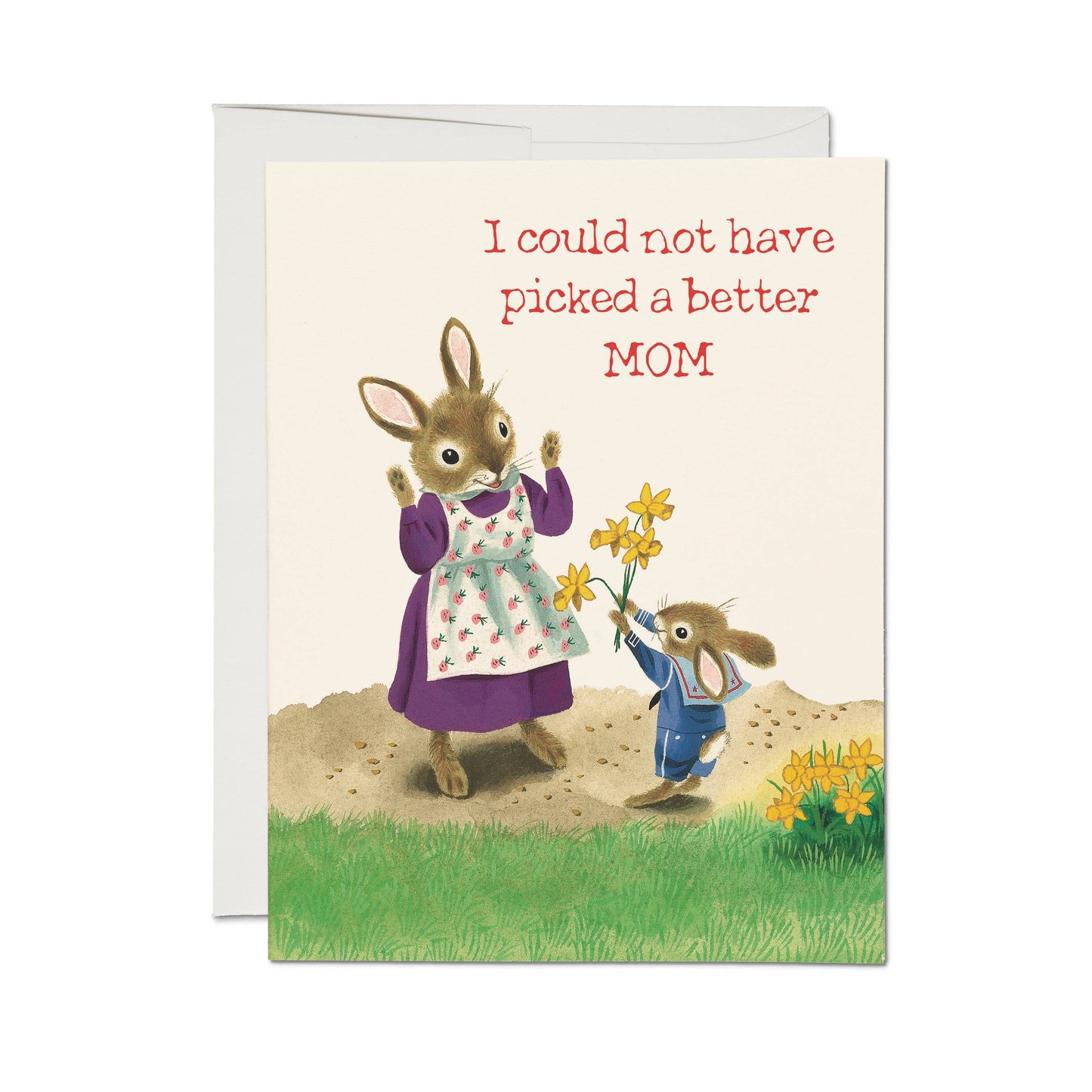 Mom Card; Richard Scarry Daffodil Mom