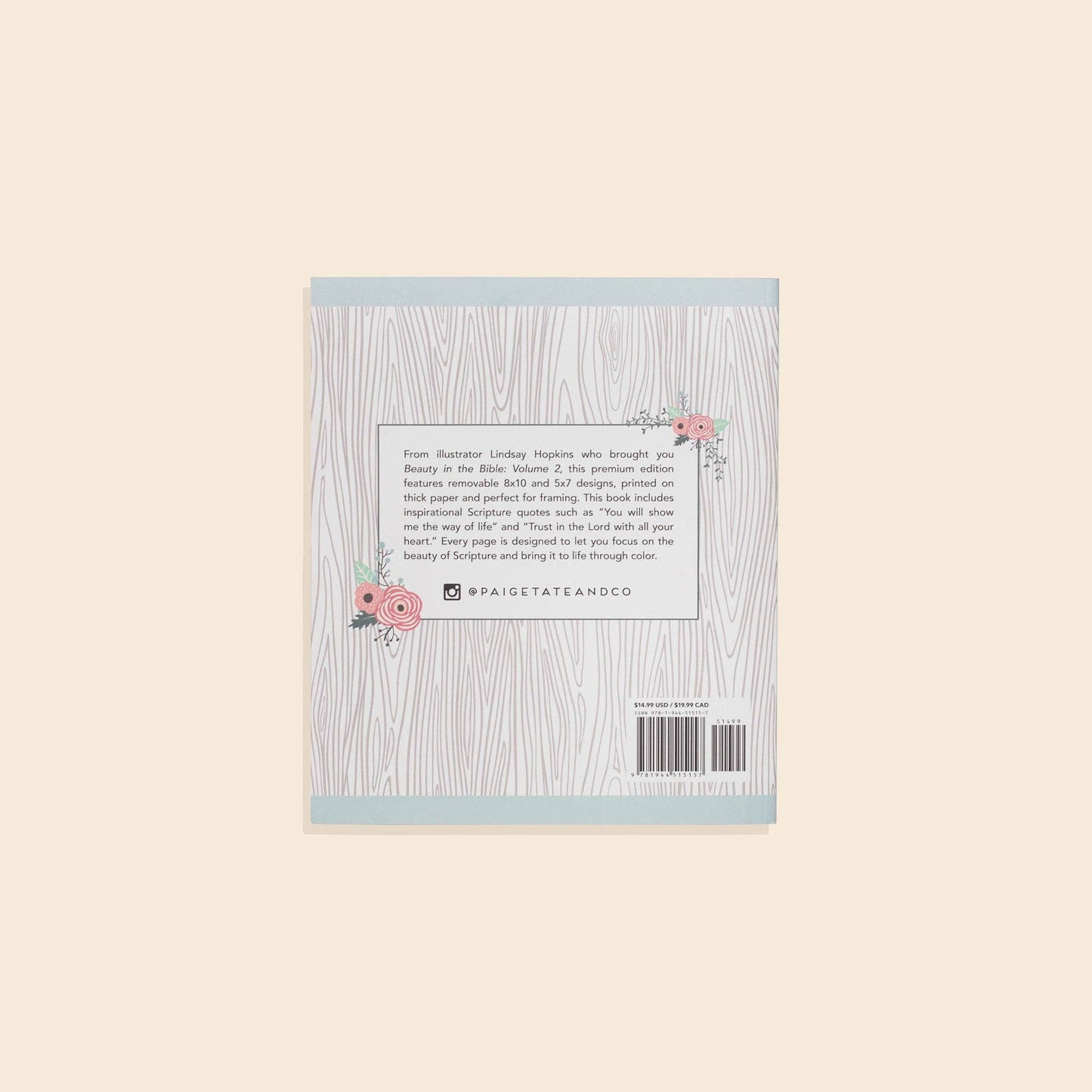 Beauty in the Bible, Vol. 2 (Christian Coloring Book)