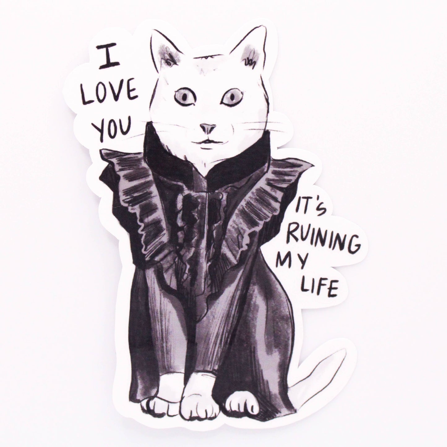 Vinyl Sticker; Fortnight Cat