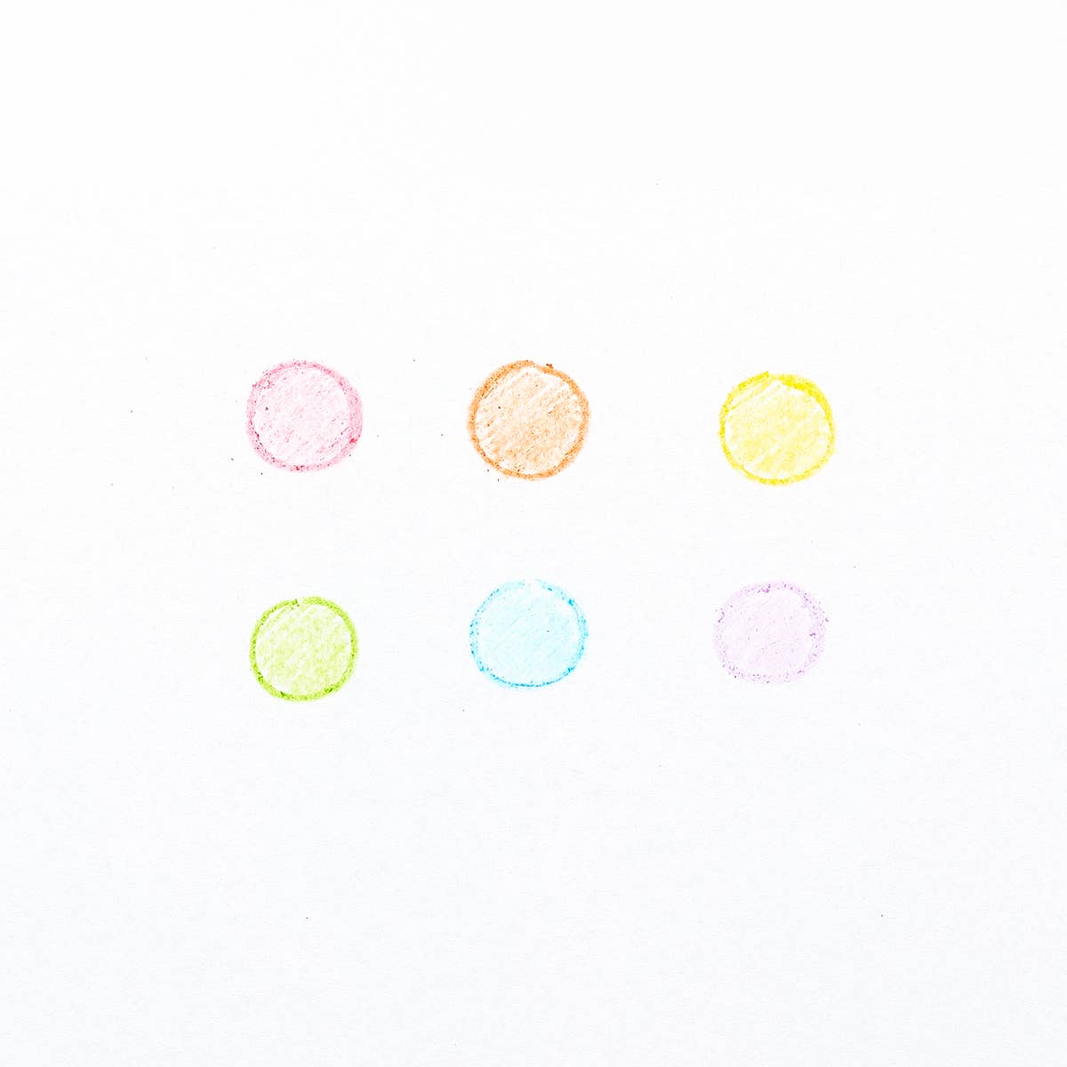 Ooly Erasable Stacking Crayons; Rainbow Scoops,Vanilla Scented (Set of 6)