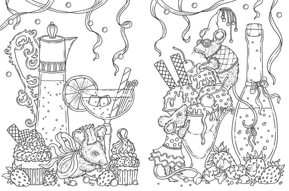 Coloring Book; Tales from the Midnight Masquerade