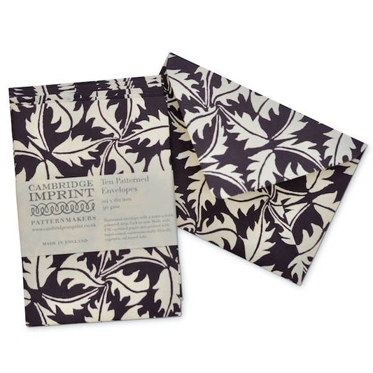 Patterned Envelopes (Packet of Ten); Dandelion Navy