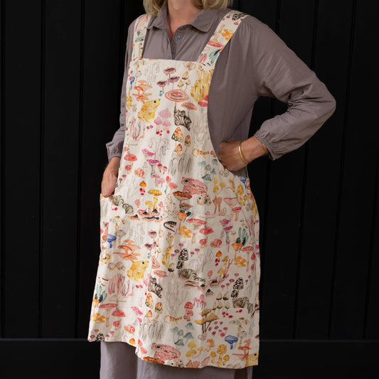 Smock Apron; Mushroom Magic
