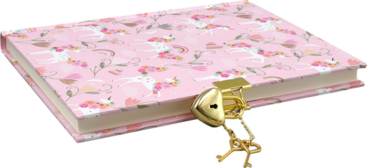 Locking Journal; Unicorn Blooms
