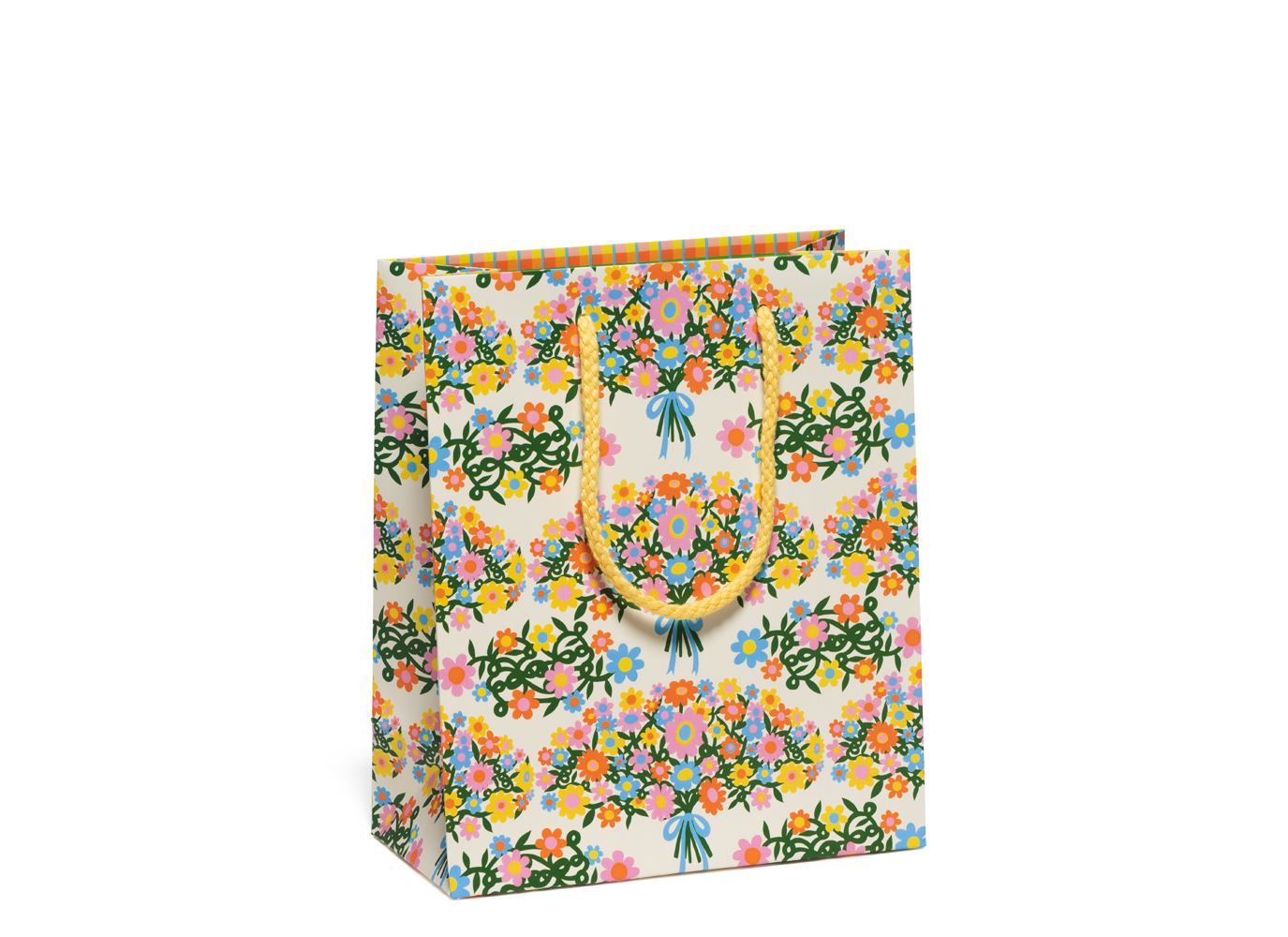 Medium Gift Bag; Bouquet of Flowers