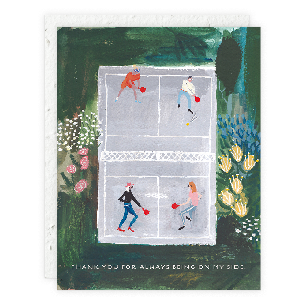 Seedlings Friendship Card; Team Mates (Plantable Envelope)
