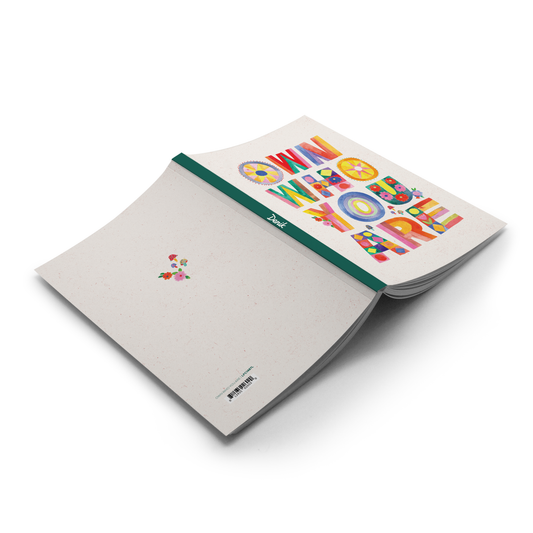 Notebook; Own Who You Are (Layflat Binding)