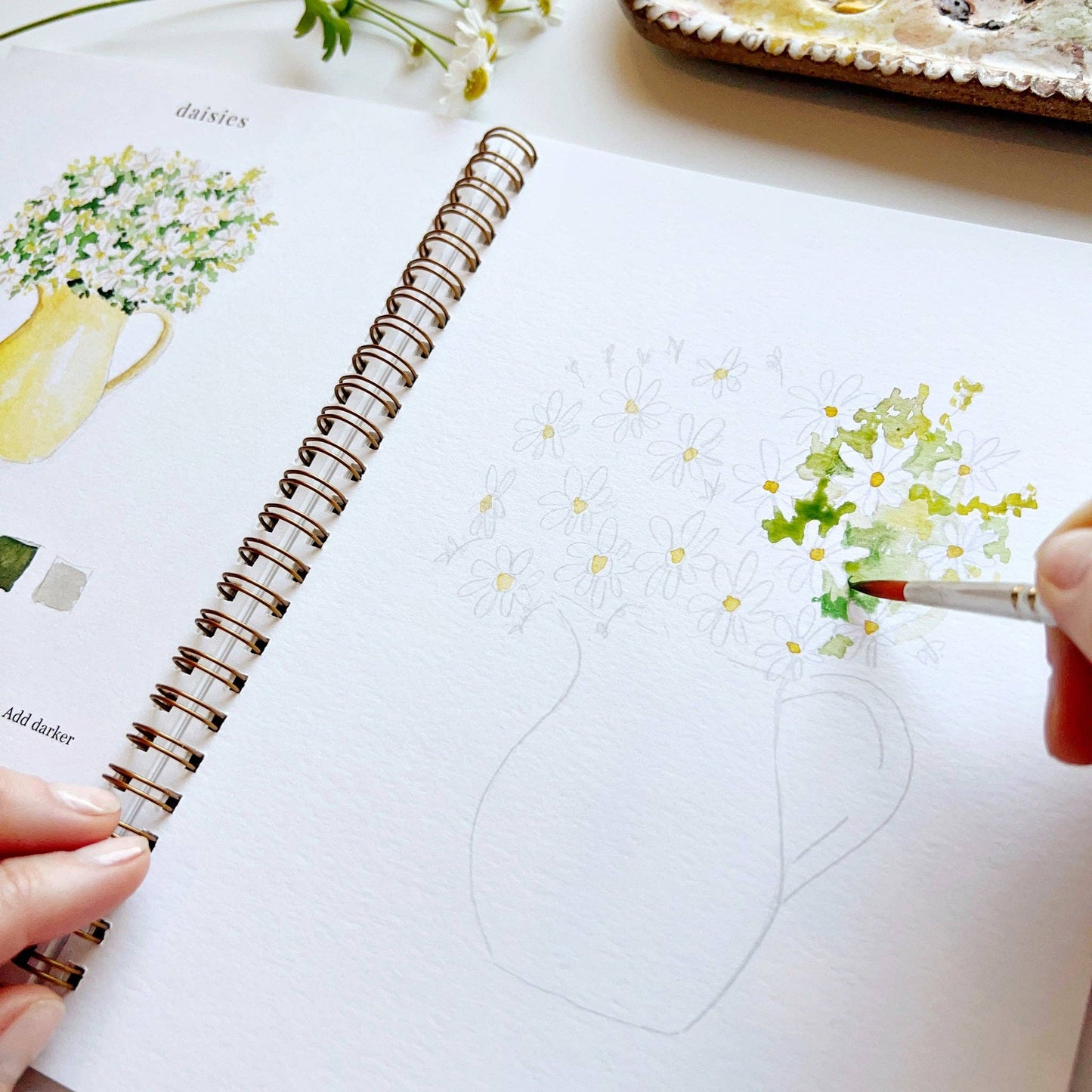 Watercolor Workbook; Flowers By Emily Lex Studio