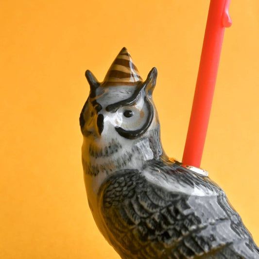 Camp Hollow Cake Topper; Wise Owl