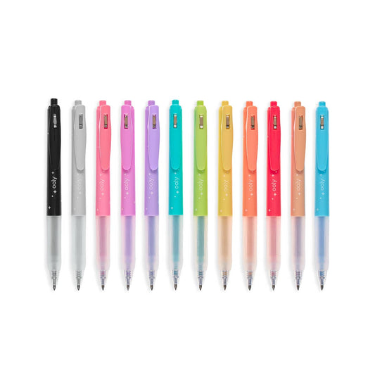 Ooly Glitter Gel Pens; Oh My Glitter! (Retractable, Set of 12)