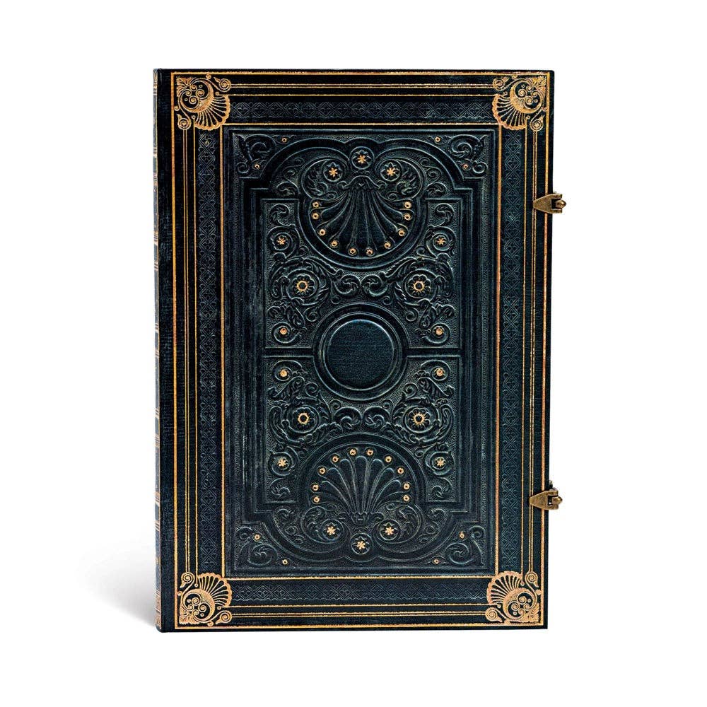 Journal; Paperblanks Nocturnelle Grande (Lined, Leather Hardcover, 240pg, 120GSM)