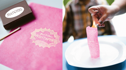 Wish Paper - Gold & Silver - Tube of 10