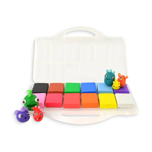 Ooly Creatibles D.I.Y. Eraser Kit; Eraser Clay (12 Colors)
