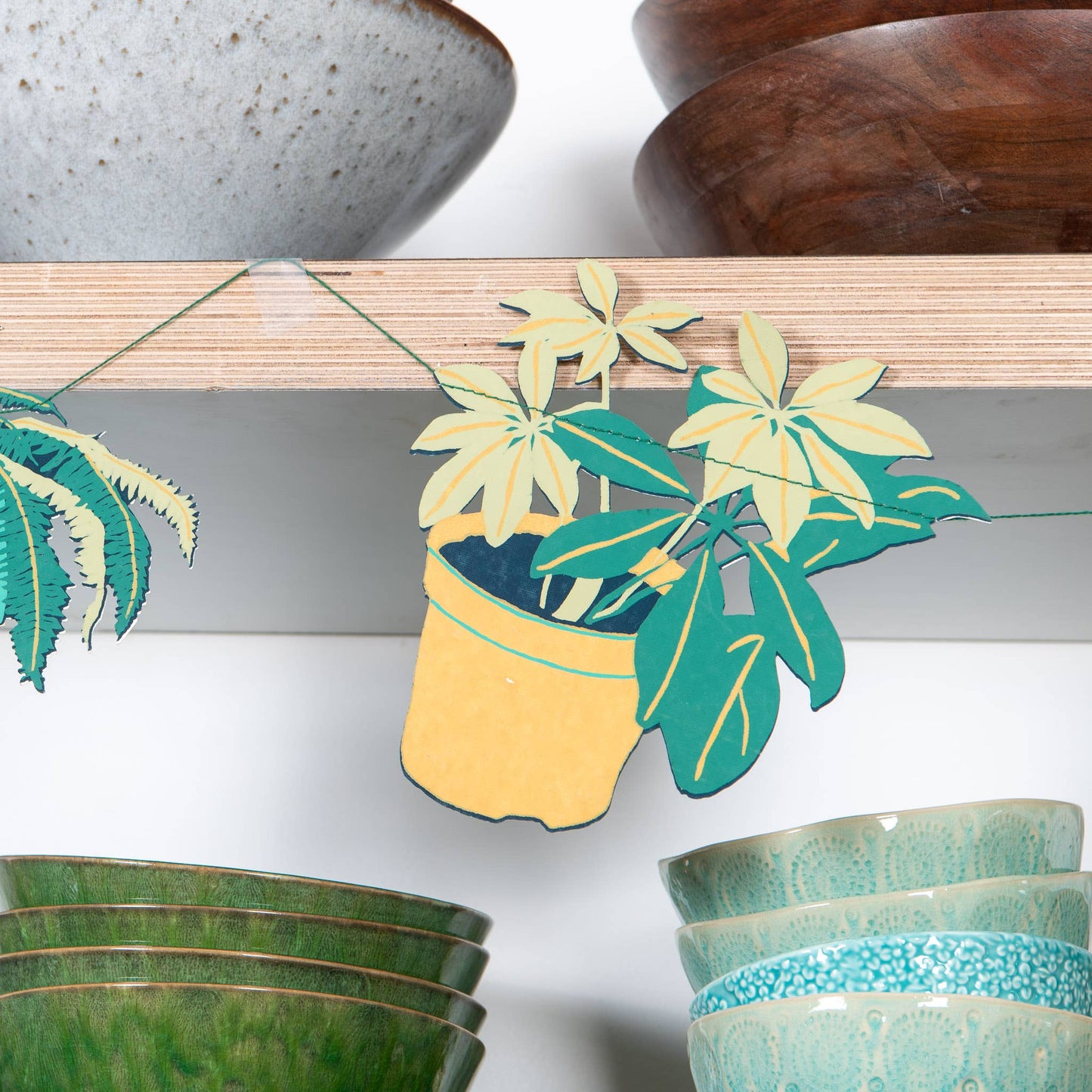 Garland; Houseplants By East End Press (9.8 ft Long)